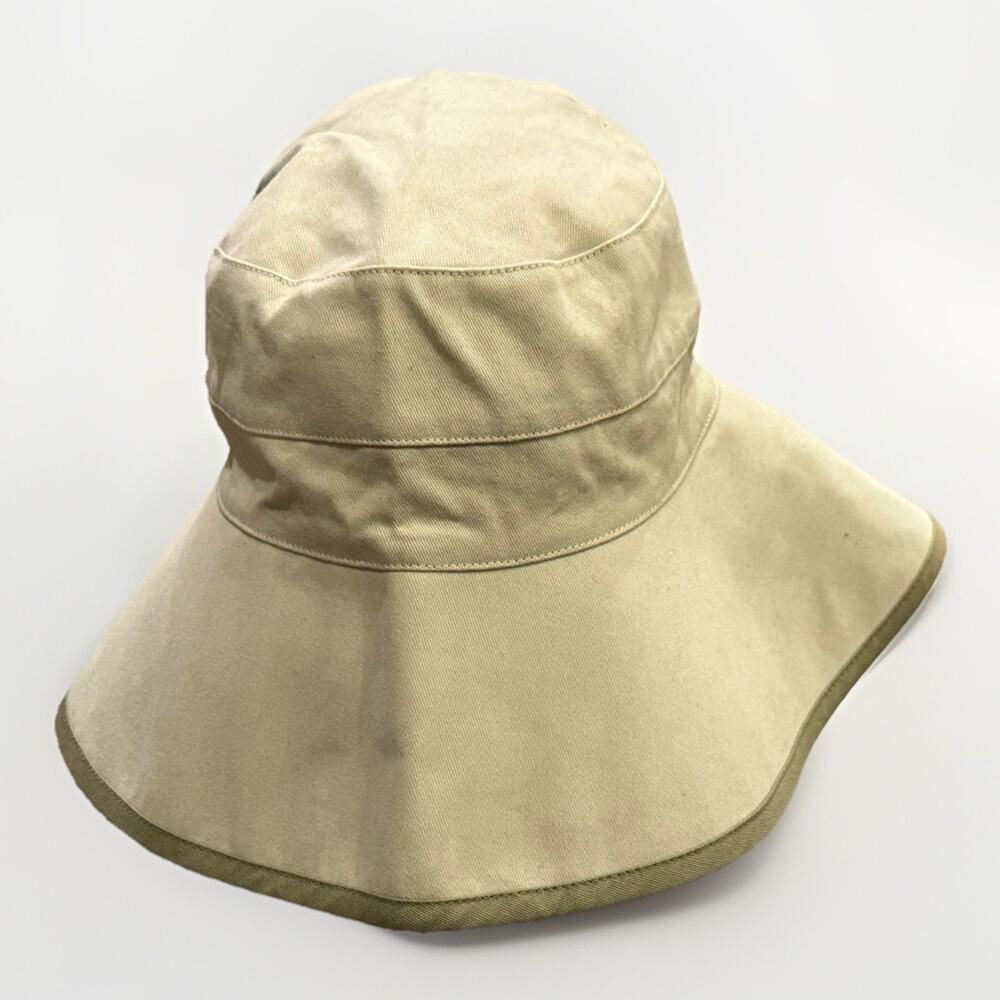 REI Womens Raffia Tan Beige Sun Wide Brim Hat Size L/XL